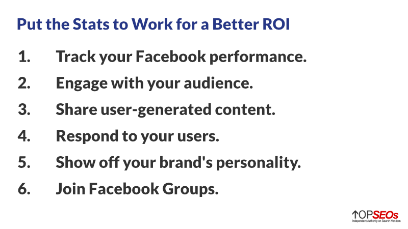 facebook tips to improve roi