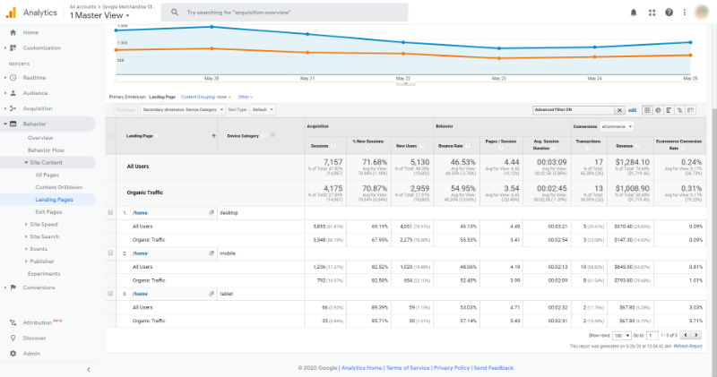 google analytics segment and filter