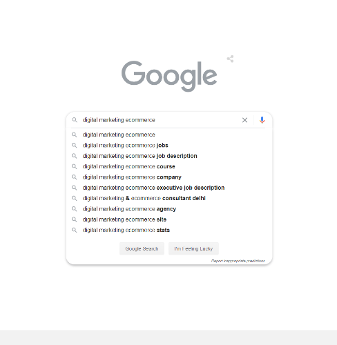 google autocomplete