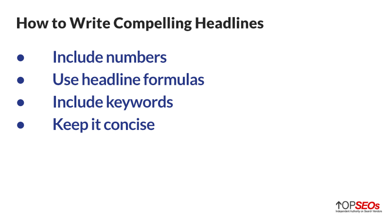 how to write compelling headlines for seo