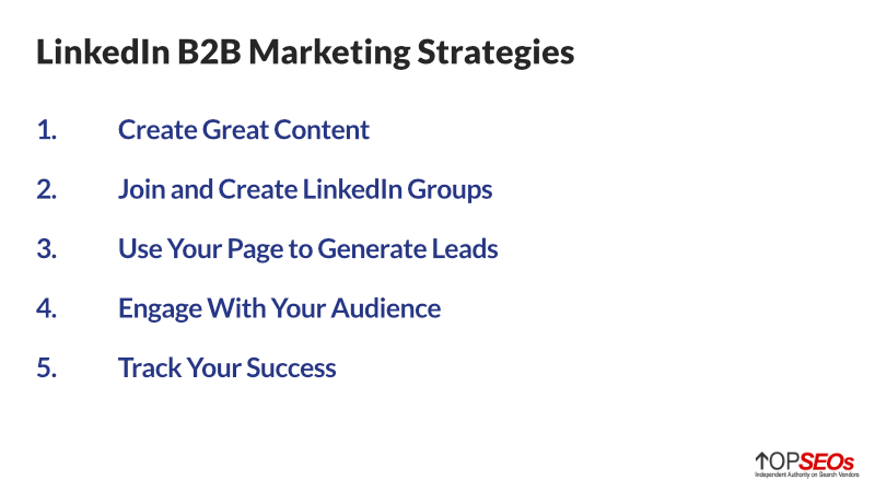 linkedin b2b marketing strategy best practices