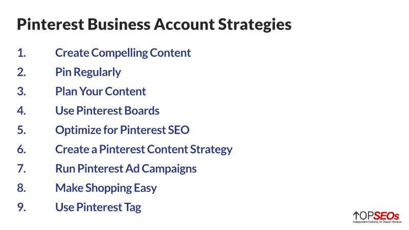 pinterest business account strategies