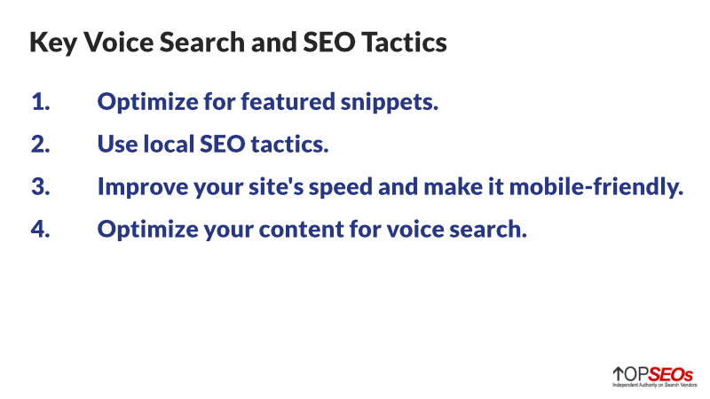 voice search and seo tactics