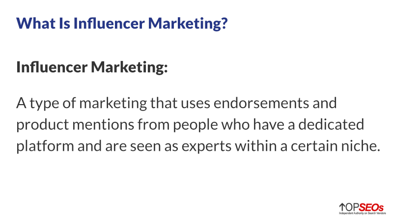 what is influencer marketing?